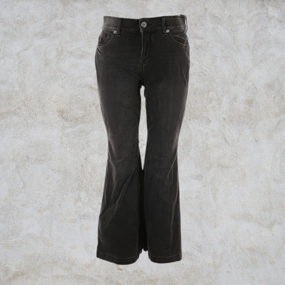 Torrid Black Jeans with Bright Blue Pocket Lining